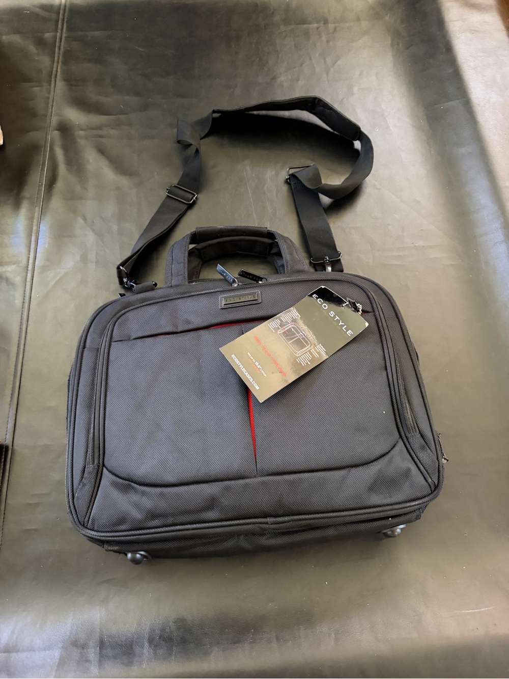 Black laptop Shoulder Bag unisex